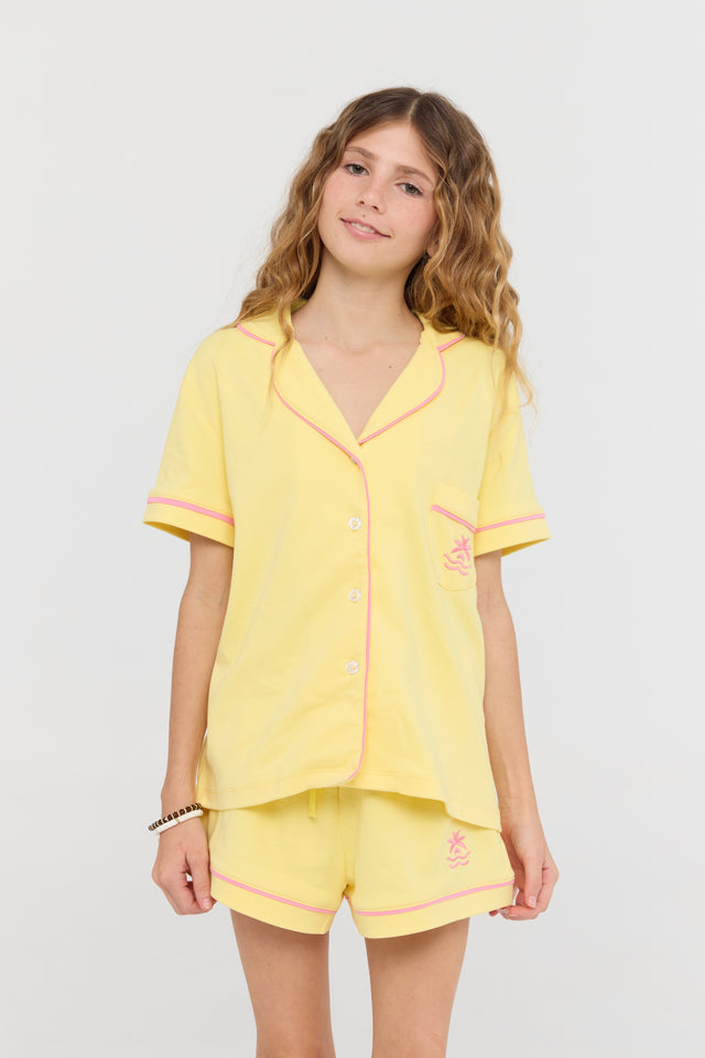 Popcorn Sleepover Set - Butter Yellow