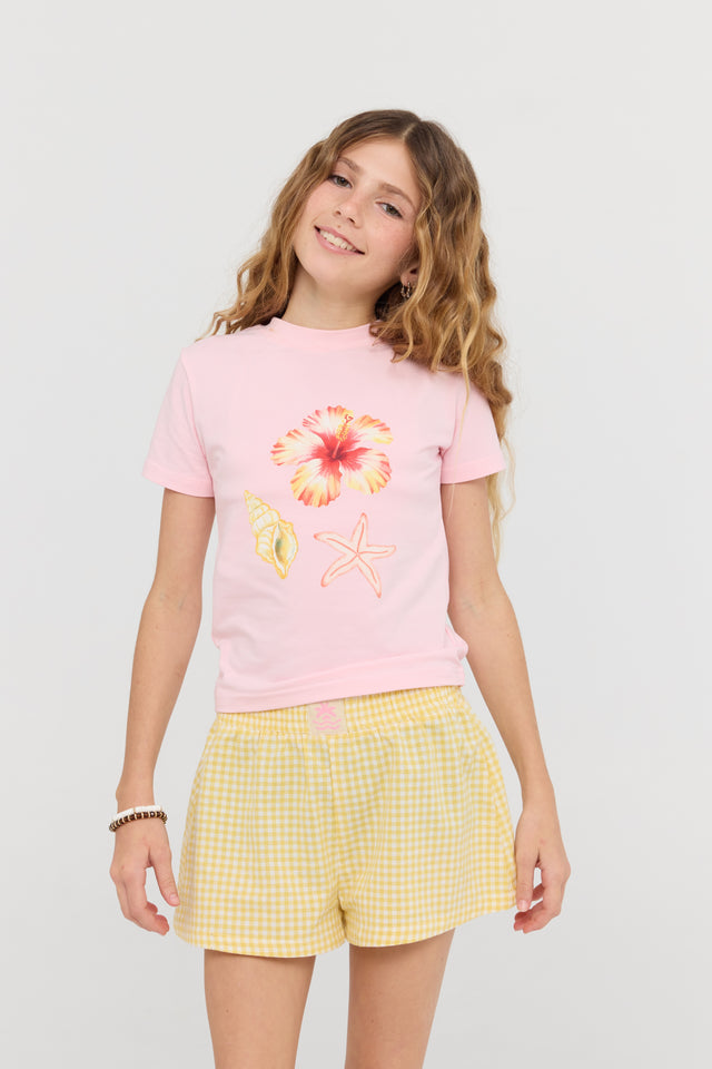 The Sundae Shorts - Buttercup Gingham