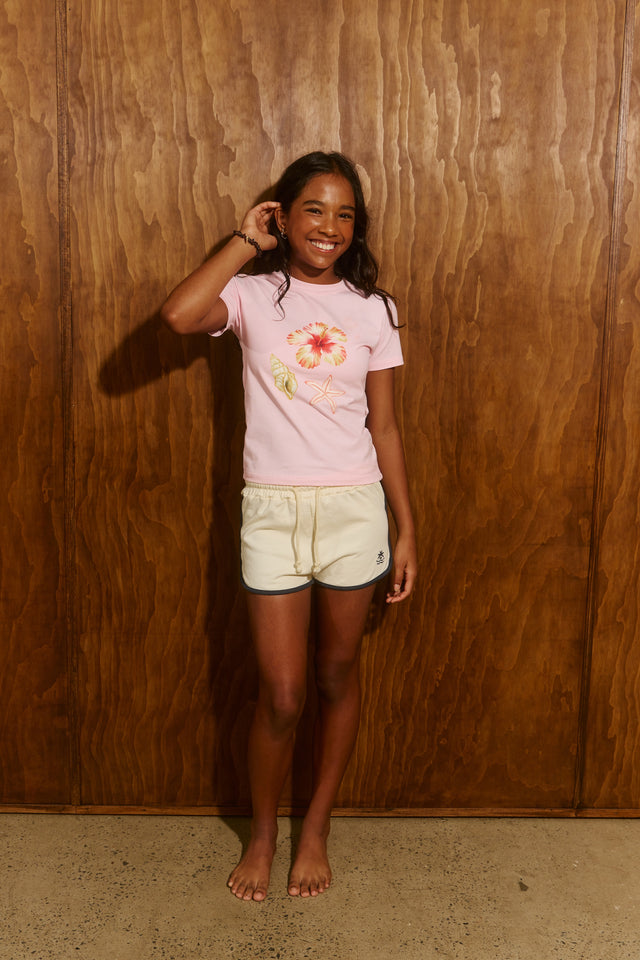 The Ziggy Roller Terry Shorts - Coconut