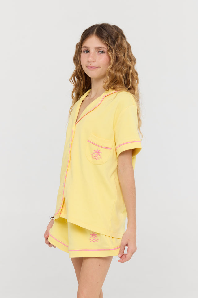 Popcorn Sleepover Set - Butter Yellow